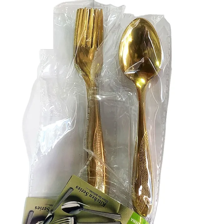 12-piece%20set%20of%20gold%20stainless%20steel%20spoons%206pcs%20Tea%20+6pcs%20frock%20for%20the%20kitchen.%20-%20Image%202