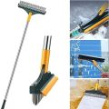 2 in 1 Floor Scrub Brush | Floor Scrub Brush with Long Handle 120° Rotating Bathroom, Kitchen Floor Crevice Cleaning Brush |.