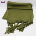 Green Winter Woolen Scarf, Soft Muffler Stylish Fashion Scarf For Men And Women.