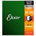 ELIXIR 45-130 LIGHT NANOWEB 5-STRING FOR BASS GUITAR (CHINESE). 