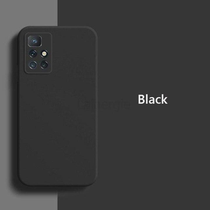 CoverKingz Custodia In Silicone Per Xiaomi Redmi 10 / Redmi 10 Prime - Morbida TPU Con Effetto Carbonio Nero