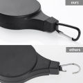 6 Pack Retractable Hanger Reach Plant Pulley Adjustable Height Black. 