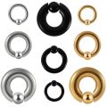 316 Stainless Steel Body Piercing Earrings Black Gold Color Spring Action Captive Bead Ring CBR 2G 4G 6G 8G 0G 00G Body Jewelry. 