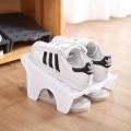 Shoe Shelf With Storage Capacity Double Shelf Shoe Organizer Multifunctional Shoe Storage Solution Shoe Storage Rack Space-saving Shoe Hanger. 