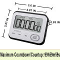 Digital Kitchen Countdown Timer  Teachers Cl room Counter Large L  Loud Magnetic Clip Kids ple Clock Mini Small Stopwatch Big Beeper Minute Hour Seconds Cooking Giant. 