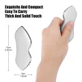 Iastm Body Massager Gua Sha Facial Tool, Stainless Steel GuaSha Massage Tool Facial Silver Metal Gua Sha Board SPA Acupuncture. 