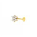 Gold Plated Hoop Earrings with Diamond Stud – Buy 2 Get 1 Free Offer | Stylish Women’s Jewelry. 