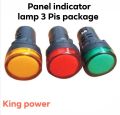 Panel indicator lamp LED (3 Pis) 22mm. 