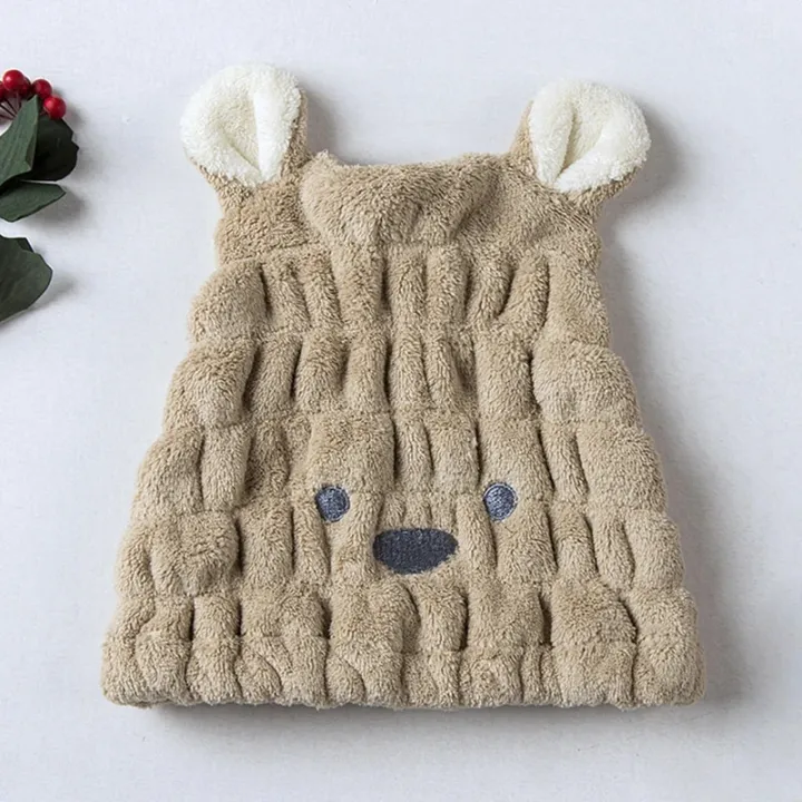 Fluffy%20Headscarf%20Long%20Hair%20Absorbent%20Bath%20Cap%20Bear%20Style%20Quick-drying%20Hair%20Towel%20Shower%20Cap%20Strong%20Absorbent%20Towel%20After%20Bath%20-%20Image%203