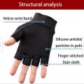 Fingerless Hand Gloves for Cycling, Hiking, Climbing, Motorcyle Driving for Men & Women.