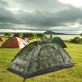 Camping Tents 1/2 Person Waterproof Camping Tent PU1000mm Polyester Fabric Single Layer Tent for Outdoor Travel Hiking. 