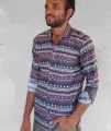 Digital print shirt for men.