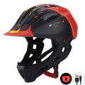 Yfashion EPS Full Face Helmet For Bike Scooter Bike Riding Helmet With Usb Charging Light.