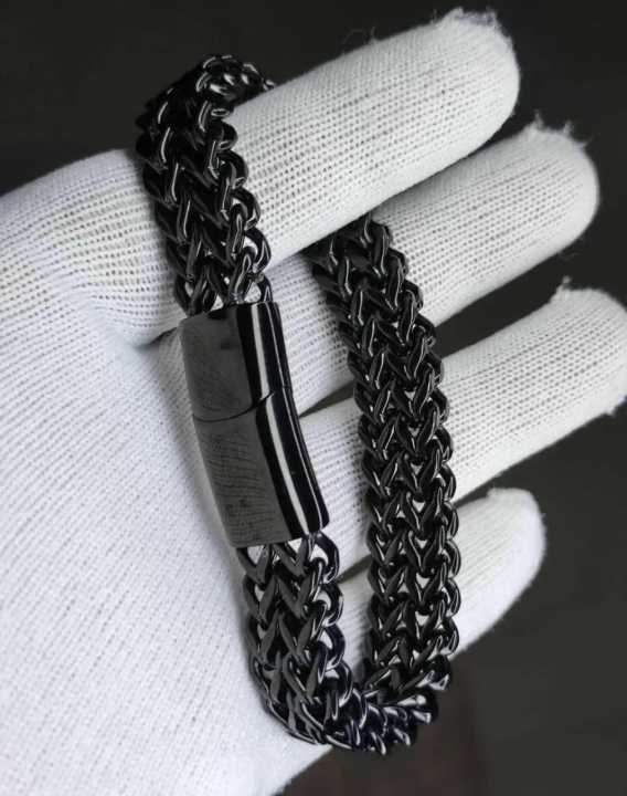 Stainless%20Steel%20Bracelet%20for%20Men%20Black%20Color%205*10%20%5B21cm%5D%20-%20Image%202