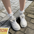 Women's Autumn Japanese Style Lolita Shoes Vintage Soft High Heel Platform Leather College Student Mary Jane Ladies White Black House Foocus. 