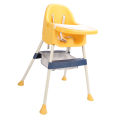 Portable Baby High Chair Quickly Remove Food Scraps Toddler Highchair Safe Easy To Clean Simple Non Skid for Dinning. 