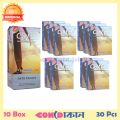 Coral Lubricated Natural Latex Condom  Super Dotted 10 Box (30 Pcs). 