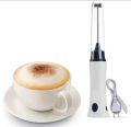 "Rechargeable Coffee Mixer - Electric Handheld Milk Frother with USB Charging, Portable Drink Mixer for Lattes, Cappuccino, Hot Chocolate & More – Powerful Foam Maker with Stainless Steel Whisk for Home, Office & Travel Use".