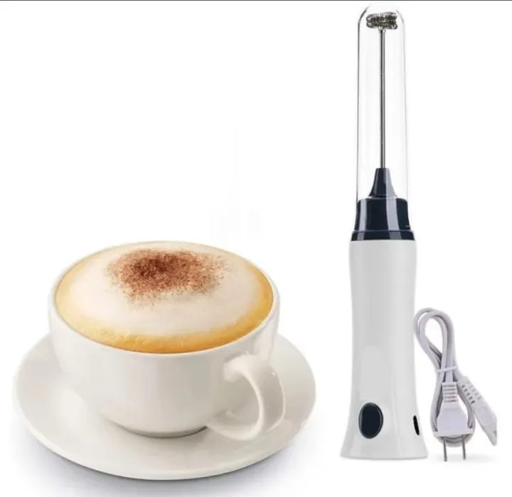 "Rechargeable%20Coffee%20Mixer%20-%20Electric%20Handheld%20Milk%20Frother%20with%20USB%20Charging,%20Portable%20Drink%20Mixer%20for%20Lattes,%20Cappuccino,%20Hot%20Chocolate%20&%20More%20%E2%80%93%20Powerful%20Foam%20Maker%20with%20Stainless%20Steel%20Whisk%20for%20Home,%20Office%20&%20Travel%20Use"%20-%20Image%202