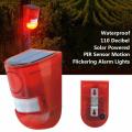 Solar Alarm Light Wireless IP65 Motion Sensor Outdoor Garden Security Lamp(null).