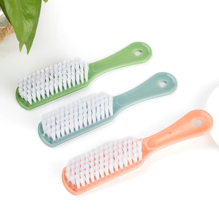 Plastic soft bristled washing small cleaning brush, laundry board, shoe brush