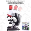 1200X Children Science Toy Biological Microscope Set Monocular Microscope with Mount Biological Experiment Tool Educational Toy. 