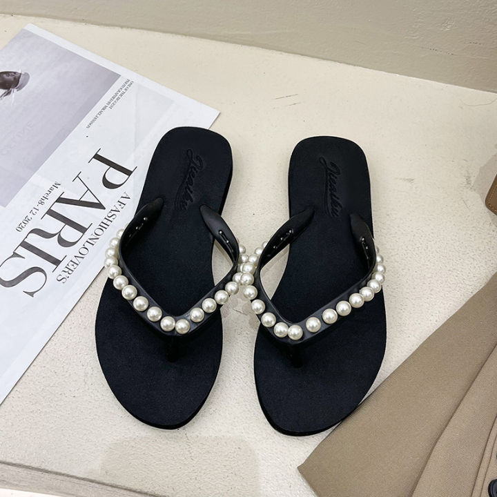 2024%20summer%20pearl%20rhinestone%20slippers%20beach%20flip-flops%20ladies%20wear%20flat%20flip-flop%20sandals%20slippers%20-%20Image%207