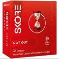 SKORE - NOTOUT Climax Delay With Raised Dots Condom For Men Single-3x1 = 3 Pcs.