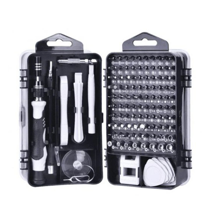 115 In 1 Screw Drivers Screwdriver Set 115 In 1 Tool Kit Professional Precision Stainless Steel Screwdriver Repair Tool Magnetic Driver For Cellphone Computer Tablet PC Laptop Watch Electronic Repair Tool Kit