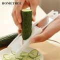 0.7mm Thinness Cucumber Slicer Stainless Steel Blade Vegetable Fruit Cutter Peeler Facial Beauty Cucumber Slicer H236-.