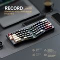 Weikav Record 68-Key Keyboard Alice Aluminium Mechanical Customized Keyboard Kit Hotswap Dynamic Rgb Gaming Ergonomic Mac Office.