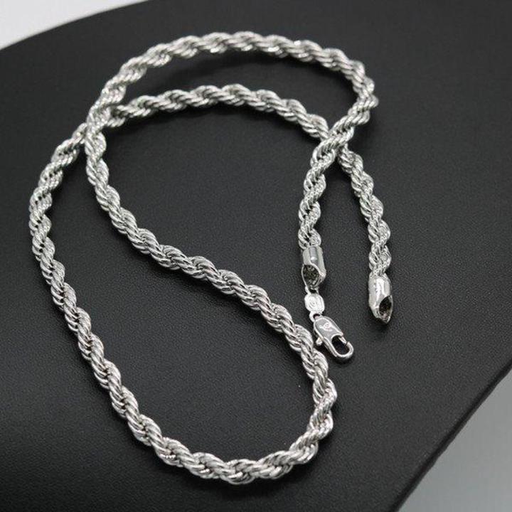 Silver Rofe Fashionabl Stainless Steel Man's Chain