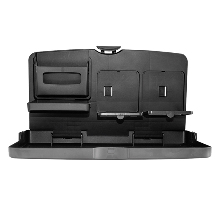 Black Dinner Plate Plastic Foldable Dining Table Foldable Dining Table Car Tray Universal Car Supplies
