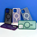 For Apple iPhone 16 Pro Max MagSafe Protective Back Cover - Grey. 