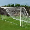 2 Pieces Football Soccer Goal Post Nets For Sports Training Match Replacement - Multi Size - Ensure A Secure Goalpost Setup. 