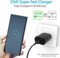 25-Watt Fast Charger with Type-C Cable for Samsung Galaxy: Quick Charging for Samsung Devices - Power Up in No Time.