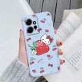 Hello Kitty kuromi my melody Case For Redmi Note 12 4G Back Cover Soft TPU Shell Anime Cartoon Cute Fundas For Redmi Note12 Capa. 