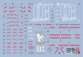 Simp Studio Pm-75 Water Slide Decals For 1/100 Mg Rx-93-2 Hi-V Hws Ka.ver.