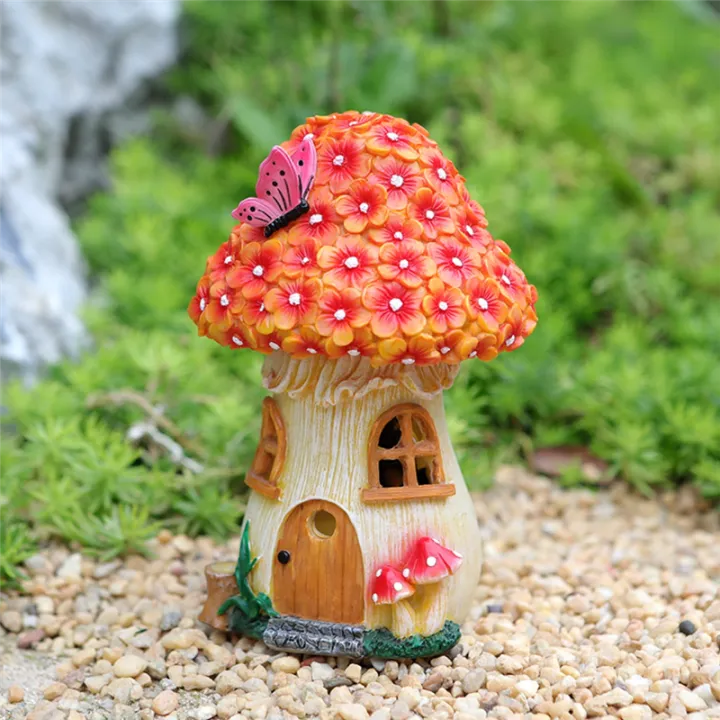 Outdoor%20Statue%20Fairy%20and%20Gnome%20House%20Waterproof%20Mushroom%20Figurines%20for%20Outside%20Patio%20Lawn%20Decor%20Easy%20to%20Use%20-%20Image%205