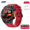 LOKMAT ZEUS 6 PRO smartwatch Bluetooth call flashlight waterproof smartwatch 1.46 "screen compass sports and fitness tracker. 