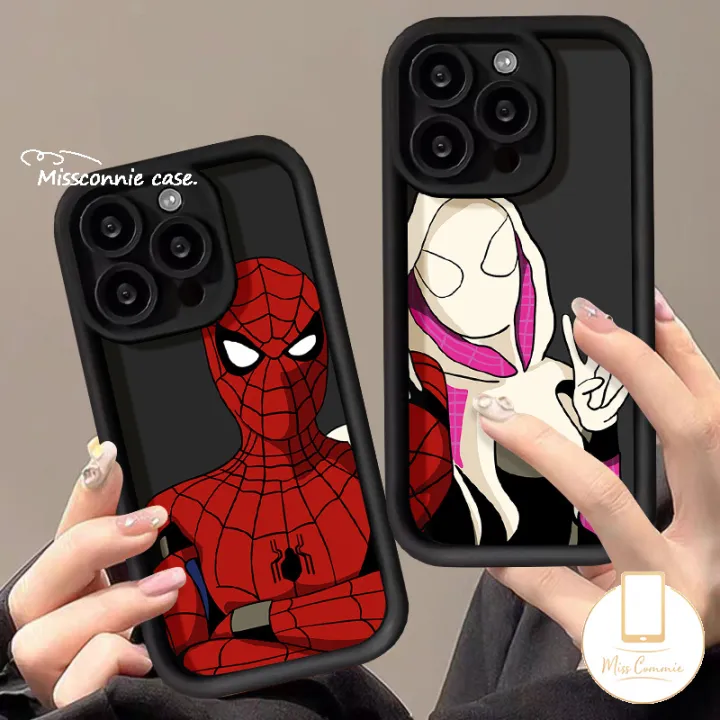 MissConnie%20Couples%20Cool%20Spider-Man%20Phone%20Case%20Compatible%20For%20IPhone%2011%2015%2014%2013%2012%20Pro%20Max%20XR%207Plus%20X%207%206%2015%208%206S%20Plus%20XS%20MAX%20SE%202020%20Angel%20Eyes%20Shockproof%20Soft%20Trend%20Brand%20Anime%20Marvel%20Case%20-%20Image%207