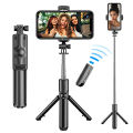 XT-02 3 In 1 Bluetooth Selfie Stick Horizontal and Vertical Shooting Mobile Phone Tripod Remote Control Selfie Stand for Making TikTok, Vlog Videos and Tripod Stand xt 02 Selfie Stick.