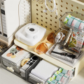 Hook Drawer Type Hole Board Small Card Stand Display Desktop Idol Storage Box Desk Stationery Organization Storage,A. 