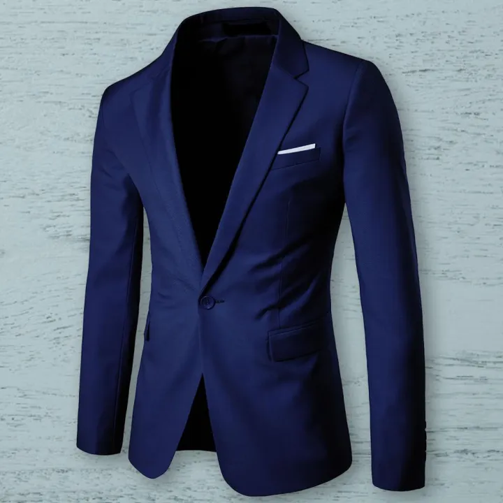 Simple%20Casual%20Blazer%20Comfy%20Suit%20Jacket%20Lapel%20Slim-fitting%20Pure%20Color%20Blazer%20Slim%20-%20Image%204