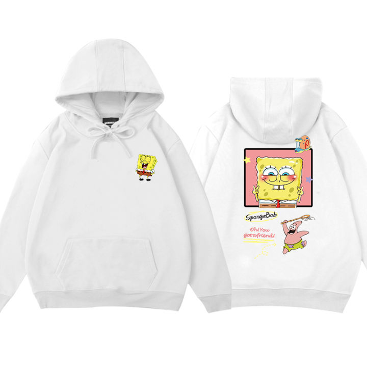 Early%20Spring%20SpongeBob%20SquarePants%20Sweater%20Loose%20Lazy%20Patrick%20Star%20Hoodie%20Couple%20Hoodies%20Womens%20Cartoon%20Comfortable%20Sweatshirt%20-%20Image%203