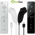 2 in 1 Wireless Remote Controller for Nunchuk Nintendo Wii Built-in Motion Plus Gamepad with Silicone Case Motion Sensor.