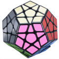 3x3 Megaminx Sticker Magic Cube Dodecahedron Speed Cubes Brain Teaser Puzzle Toy Style:Black bottom. 