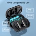 New Bee X13 Wireless Earbuds Sport TWS Bluetooth Headset 40Hrs Earphones with Mic IPX6 Waterproof Earpiece with LED Display.