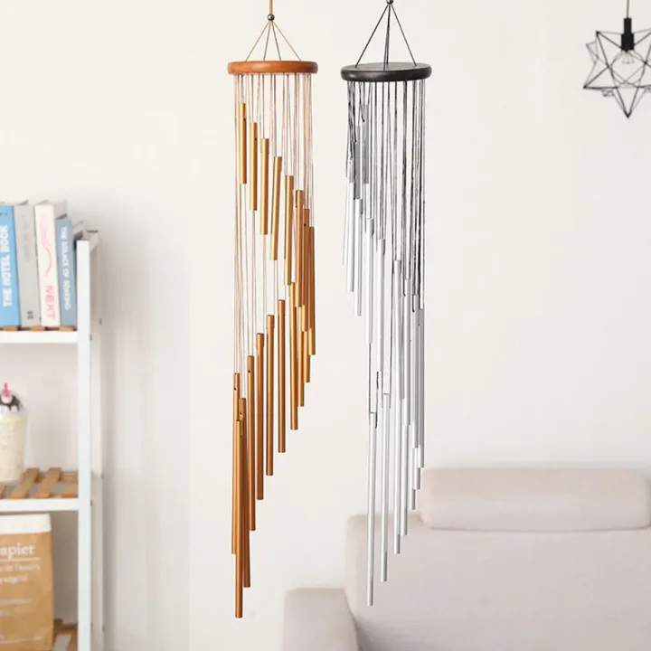 12%20Tubes%20Wind%20Chimes%20Pendant%20Solid%20Wood%20Disc%20Aluminum%20Tube%20Wind%20Chimes%20Bells%20Balcony%20Outdoor%20Yard%20Garden%20Home%20Decoration%20-%20Image%202