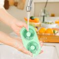 Non-Stick 2-Cavity Doughnut Baking Mold DIY Silicone Silicone Baking Pan Cake Mold Muffins.